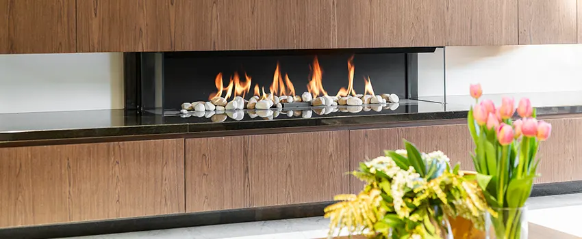 Double-height Fireplace Design Refurbishment in Orcutt, California